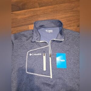 Columbia Golf Mens 1/4 Zip Long Sleeve Pullover